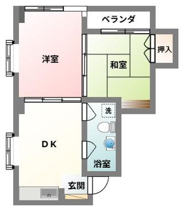 橋川ビルの間取り