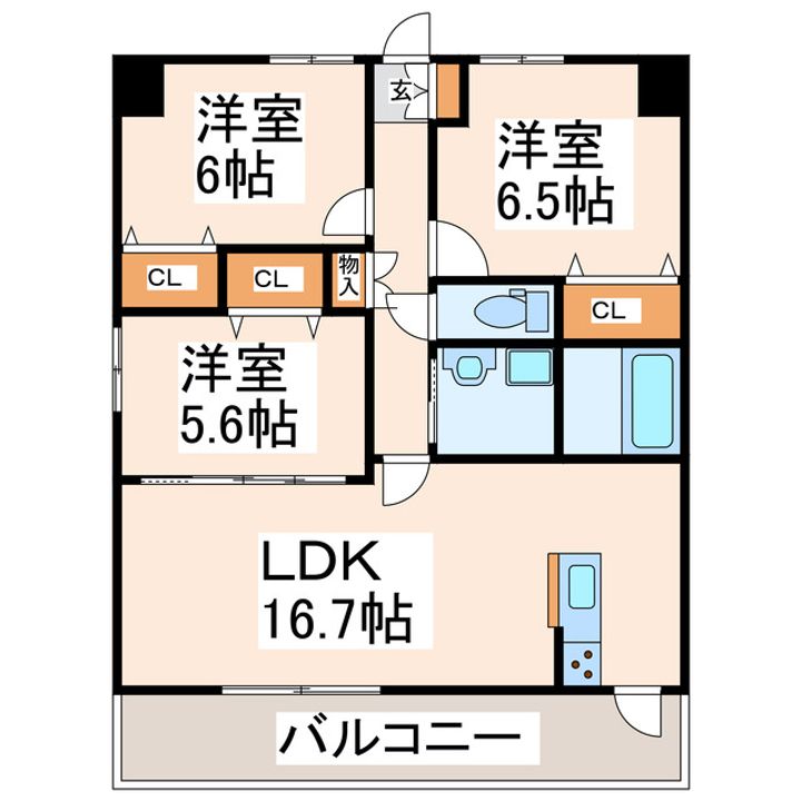 SQUARE菊陽の間取り