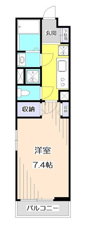 埼玉県所沢市松葉町(アパート)の賃貸物件の間取り