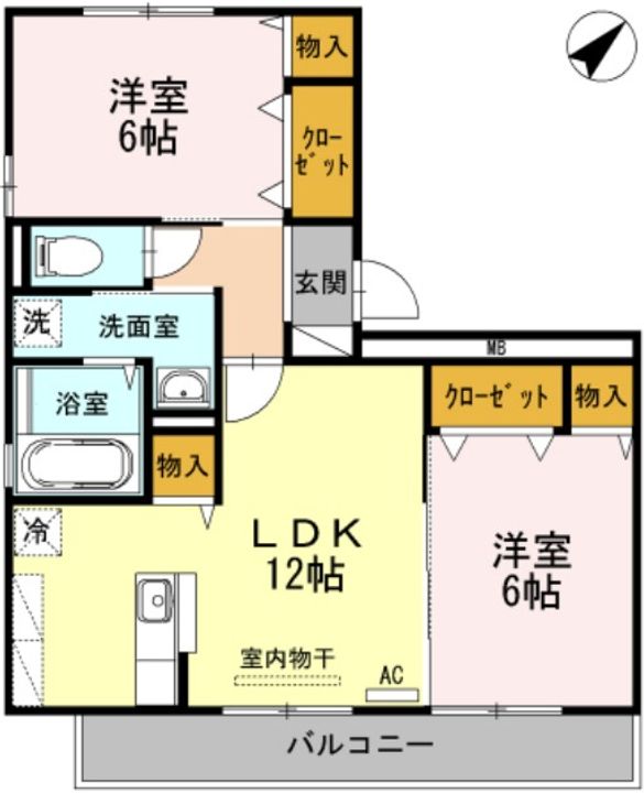グランパルクの間取り