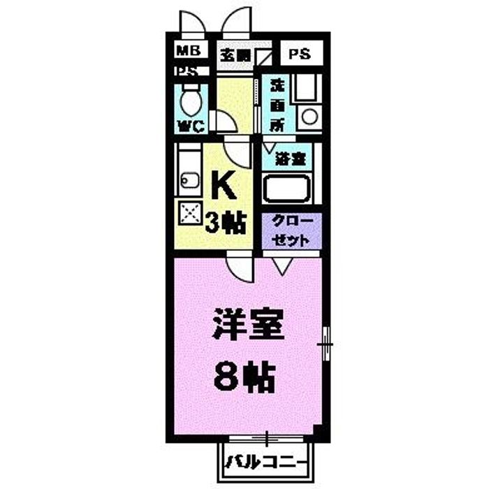 フレ-シュ西春の間取り