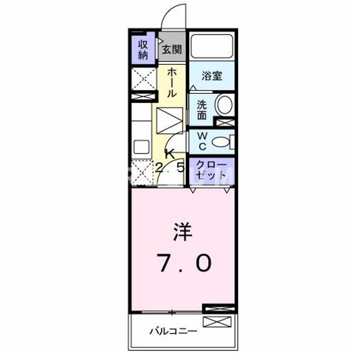 千葉県千葉市中央区蘇我2(アパート)の賃貸物件の間取り