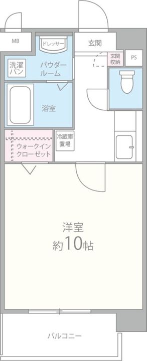 ベルメゾン・エグレットの間取り