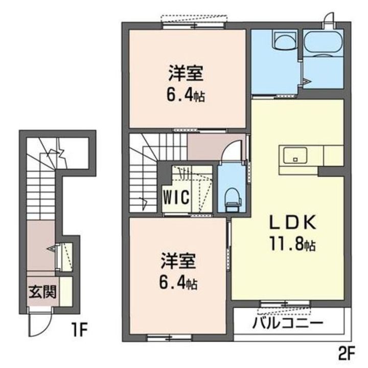 シャーメゾン宮ノ内の間取り