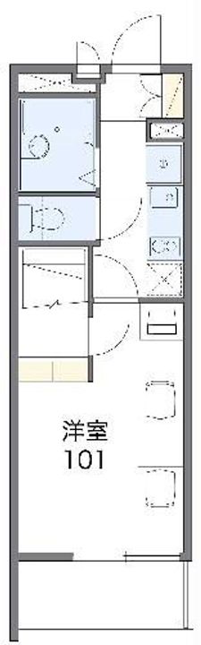 レオパレスコモードの間取り