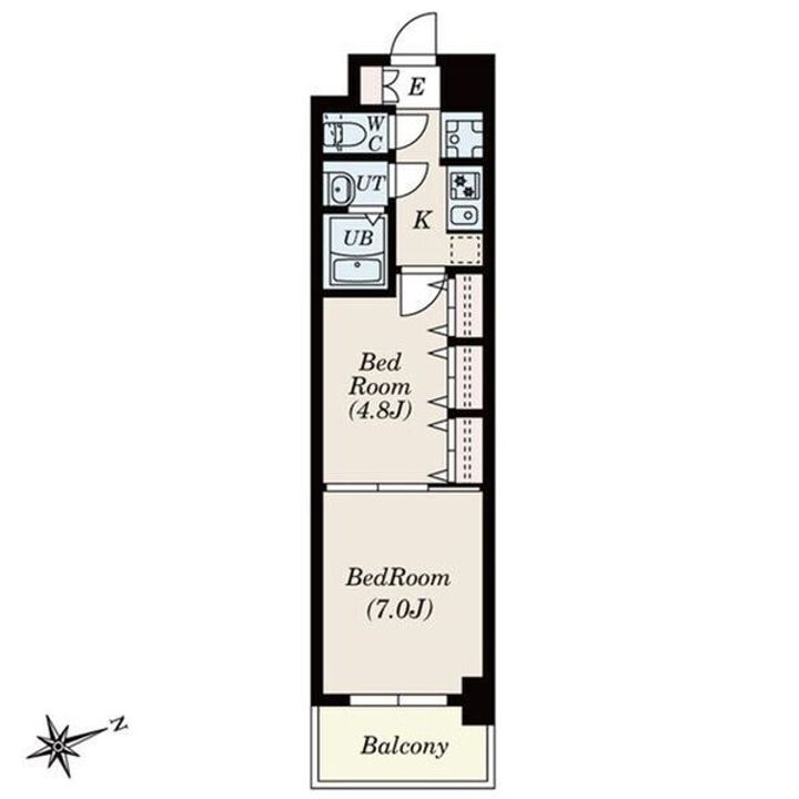 S-RESIDENCE神沢affordの間取り