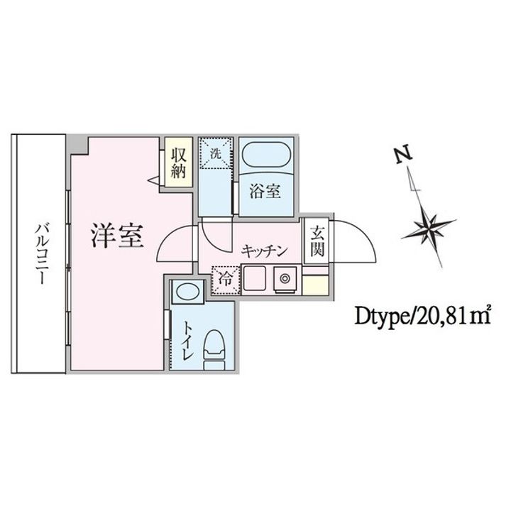 グランソフィア長津田駅前の間取り