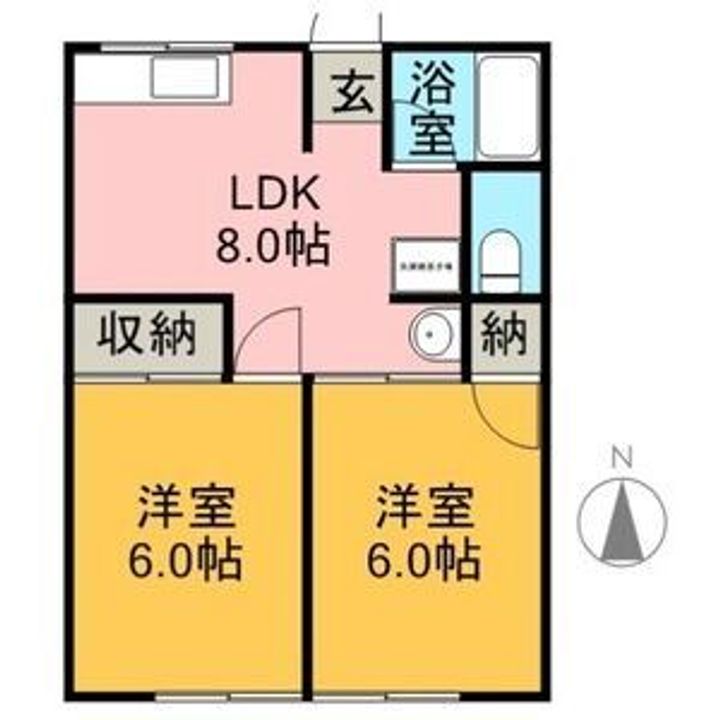 ハイムショパンの間取り