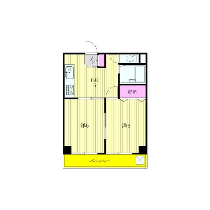 東京都豊島区南長崎2(アパート)の賃貸物件の間取り