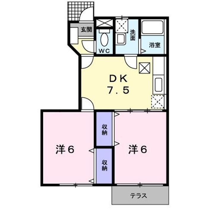 メゾン・ド・NaNaの間取り