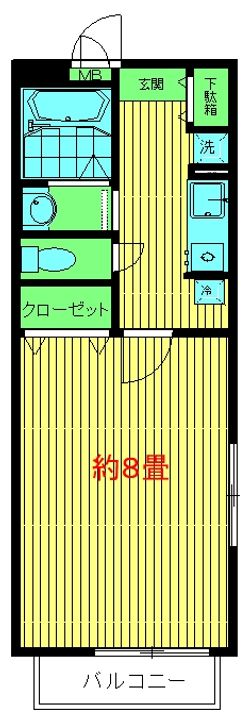 モデナエスタ北千住の間取り