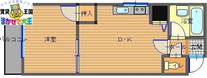 長崎県長崎市鍛冶屋町(マンション)の賃貸物件の間取り