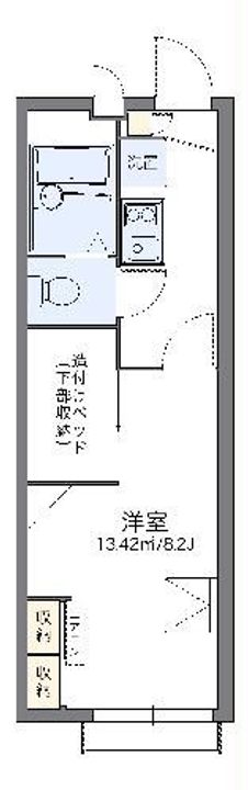 レオパレス城北の間取り
