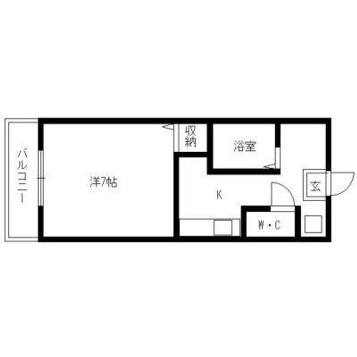 静岡県浜松市中央区三方原町(マンション)の賃貸物件の間取り