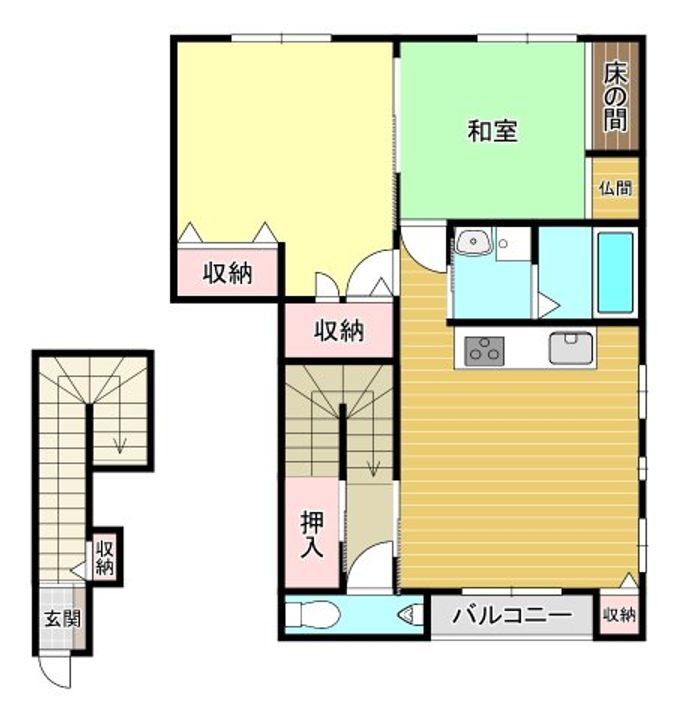 ハーモニー紫原の間取り