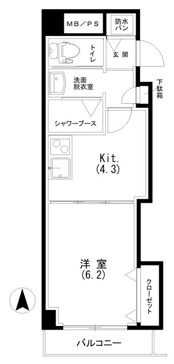メゾンドラフォーレの間取り