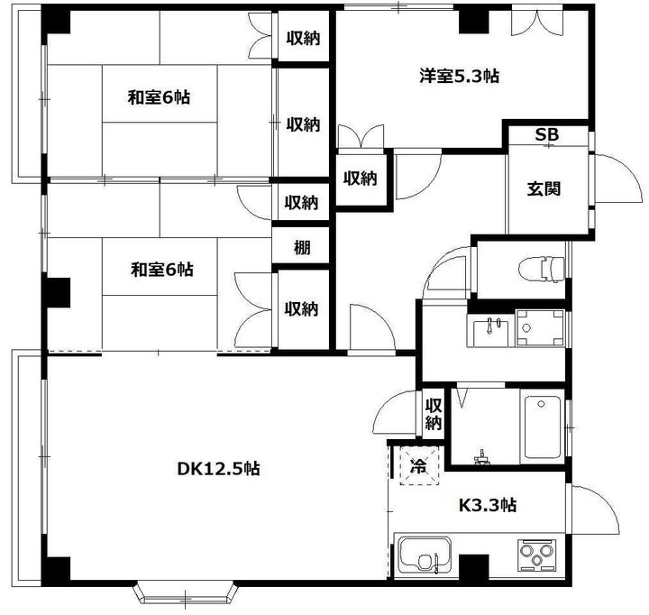 メゾン林の間取り