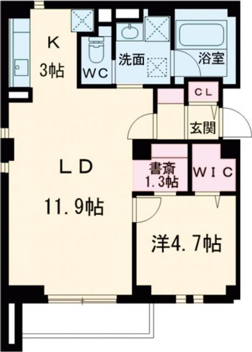 グランシェイド二番町の間取り