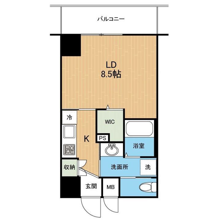 フェリーチェ新水前寺の間取り