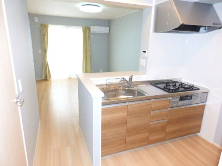 茨城県結城市大字結城(アパート)の賃貸物件のキッチン