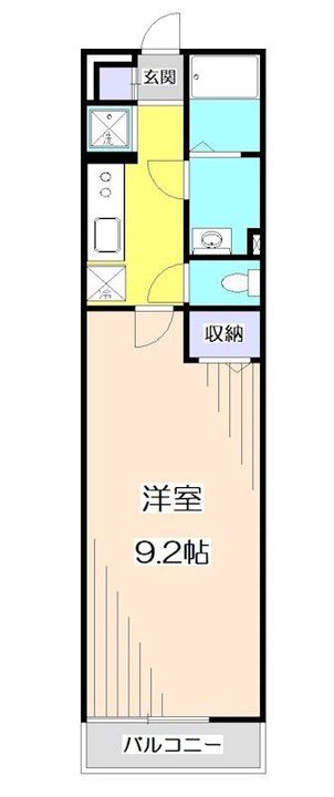 埼玉県所沢市南住吉(アパート)の賃貸物件の間取り