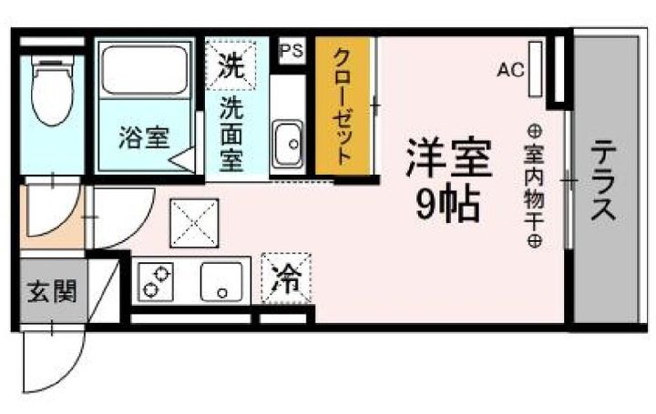 静岡県浜松市中央区佐藤2(アパート)の賃貸物件の間取り
