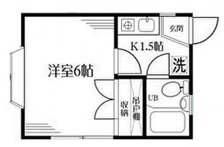神奈川県茅ヶ崎市下町屋2(アパート)の賃貸物件の間取り
