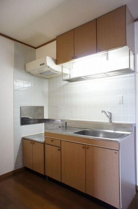 福島県福島市野田町字道端(アパート)の賃貸物件のキッチン