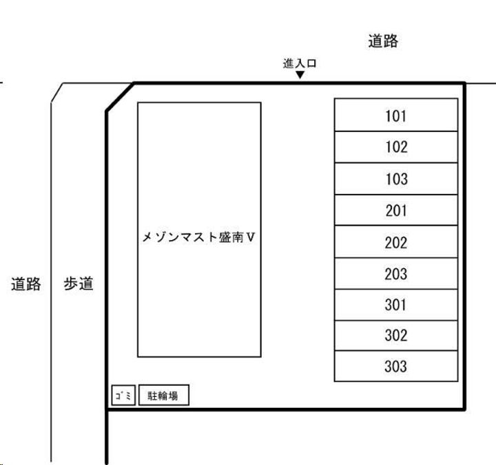 メゾンマスト盛南Vの内装
