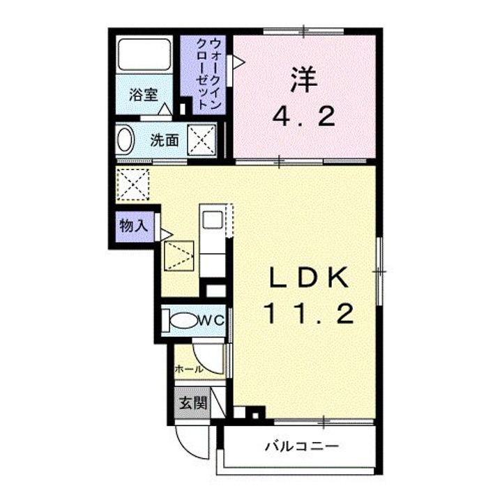 メゾンわかばの間取り
