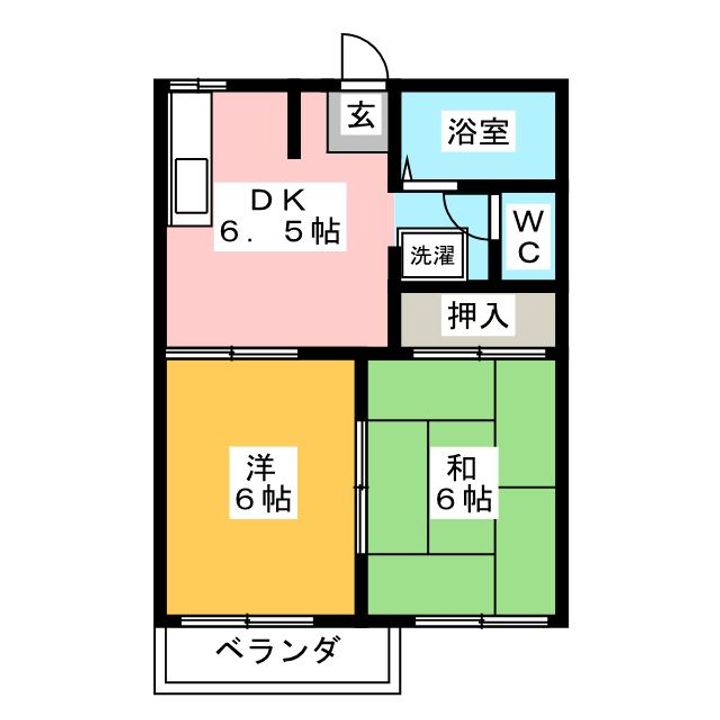フレグランス松源寺Iの間取り