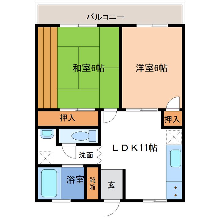 第3博陽ハイツの間取り
