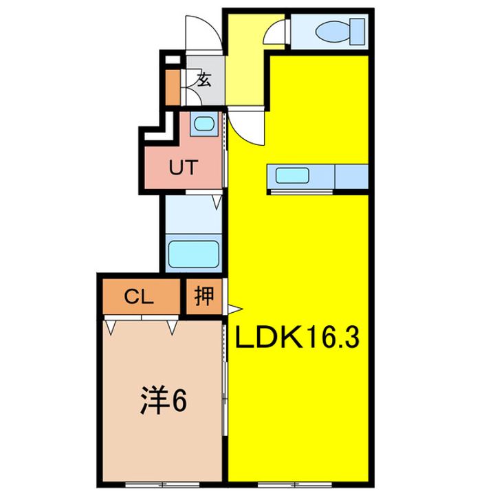 ラルジュメゾンIの間取り