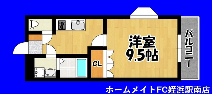 ハーモニーハイツMの間取り