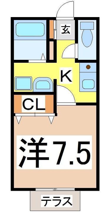 アビタシオンSの間取り