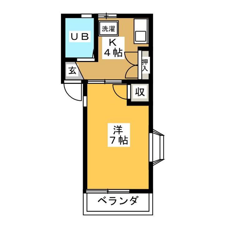 リヴェール・Sの間取り