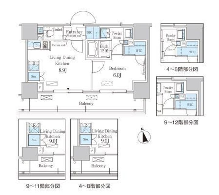 東京都江東区南砂2(マンション)の賃貸物件の間取り