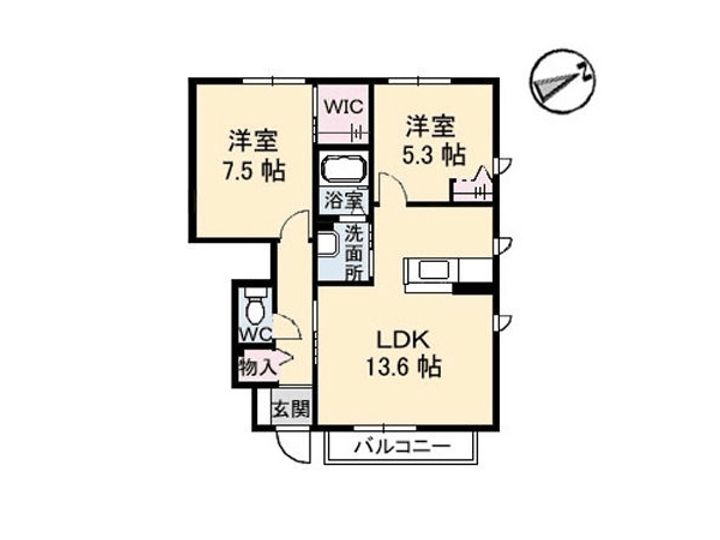 ブランドールユーの間取り
