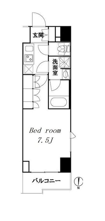 ルーブル池袋弐番館の間取り