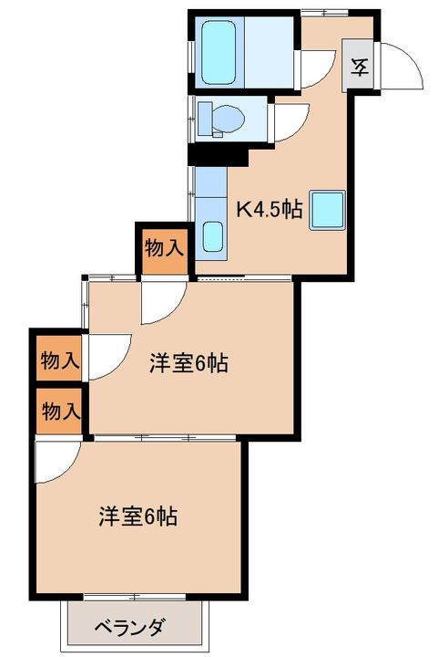 ハニーハイツの間取り