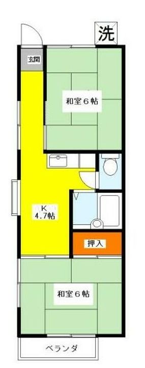 平田ハウスの間取り