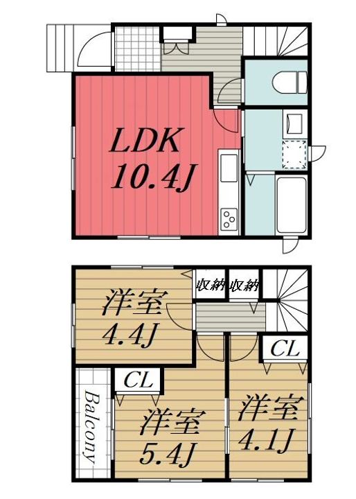 千葉県千葉市緑区茂呂町(一戸建)の賃貸物件の間取り
