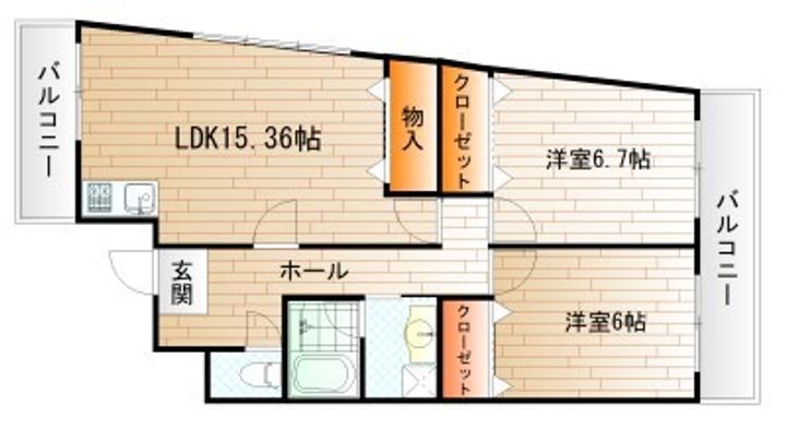 パークスクエア松島の間取り