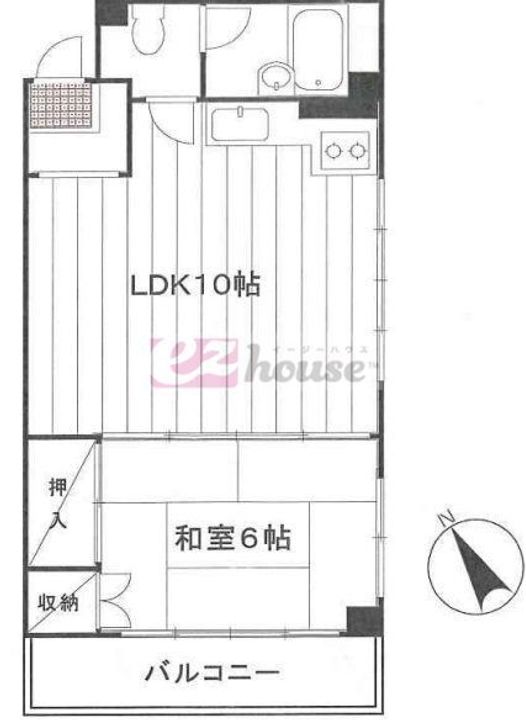 東京都練馬区旭丘1(マンション)の賃貸物件の間取り