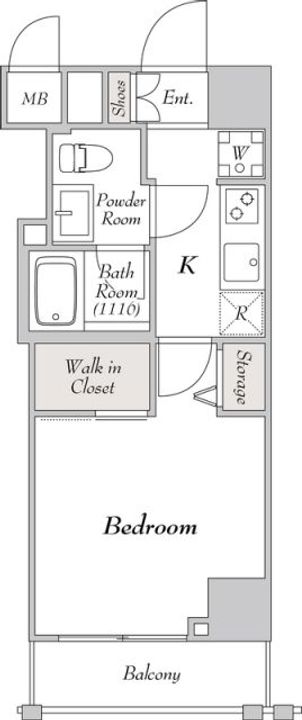 ミリアレジデンス駒込の間取り