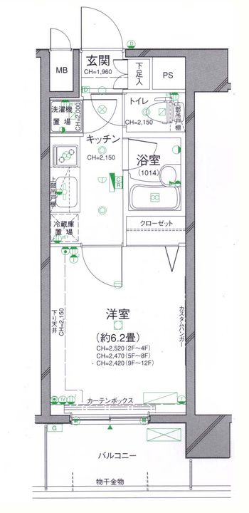 パレステュディオ渋谷WESTの間取り