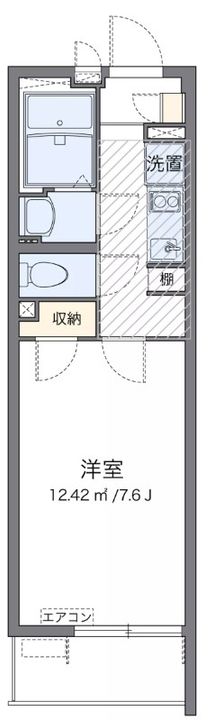 神奈川県横浜市港南区大久保2(マンション)の賃貸物件の間取り