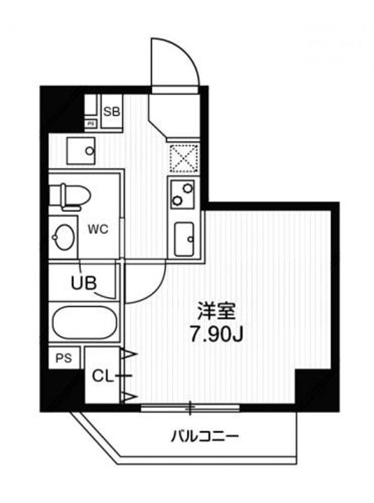 東京都墨田区千歳3(マンション)の賃貸物件の間取り