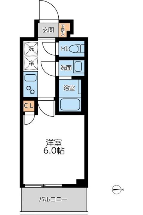 埼玉県川口市西川口1(マンション)の賃貸物件の間取り