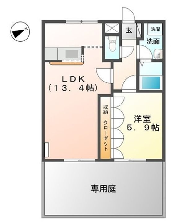 フィオレットの間取り